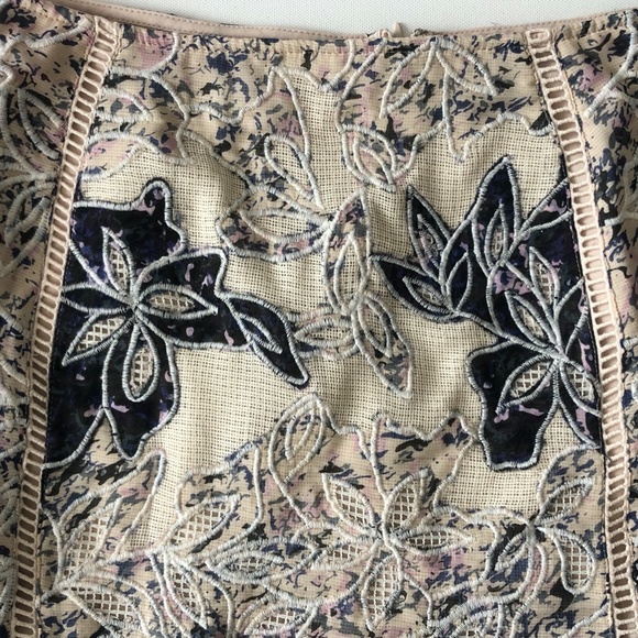 Kobi Halperin Tegan Floral Fit & Flare Skirt Size - Picture 5 of 10